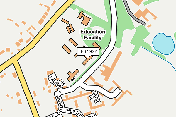 Map of KUBE PUBLISHING LIMITED at local scale