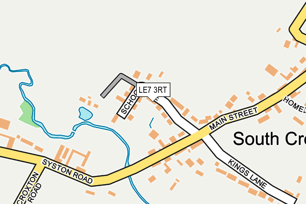 LE7 3RT map - OS OpenMap – Local (Ordnance Survey)