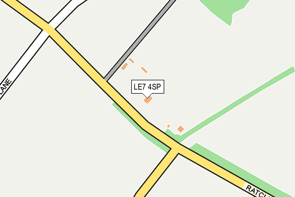LE7 4SP map - OS OpenMap – Local (Ordnance Survey)