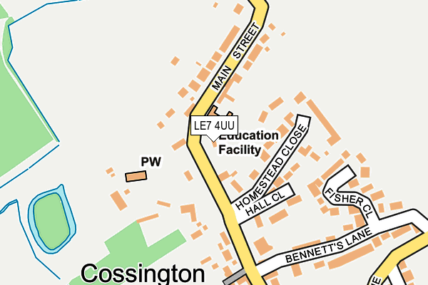 Map of TOWNEND PROJECTS LTD at local scale