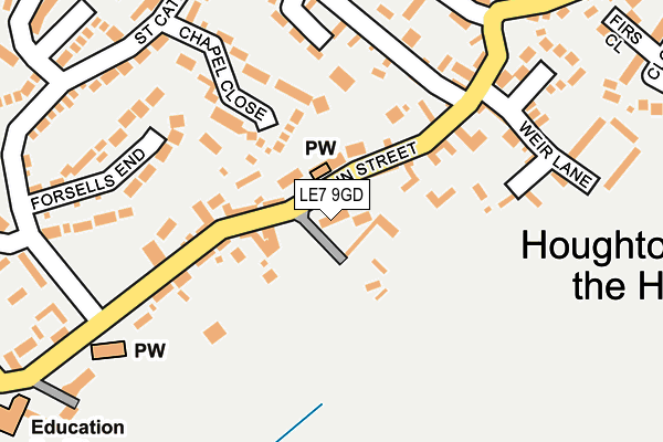 Map of HOUGHTON PHARMACY LIMITED at local scale