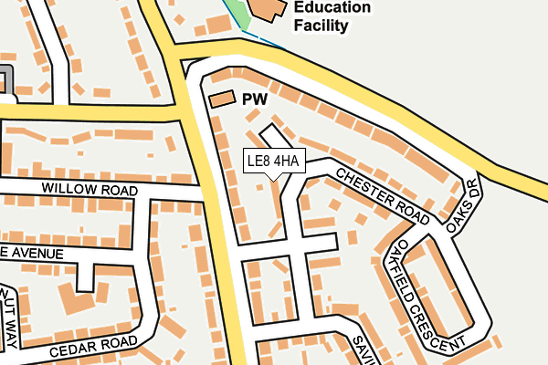 Map of P C CONSTRUCTION & GROUNDWORKS LTD at local scale