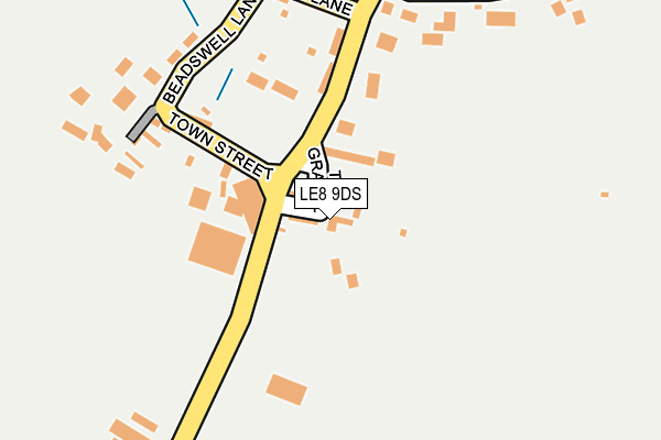 LE8 9DS map - OS OpenMap – Local (Ordnance Survey)