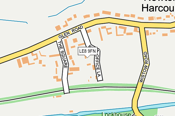 LE8 9FN map - OS OpenMap – Local (Ordnance Survey)