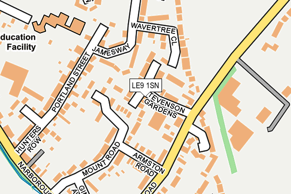 LE9 1SN map - OS OpenMap – Local (Ordnance Survey)