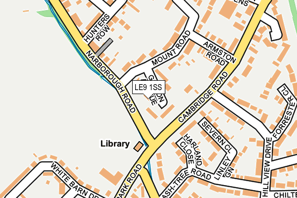 LE9 1SS map - OS OpenMap – Local (Ordnance Survey)