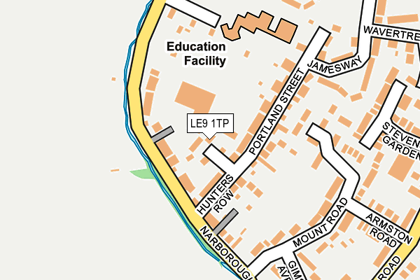 LE9 1TP map - OS OpenMap – Local (Ordnance Survey)