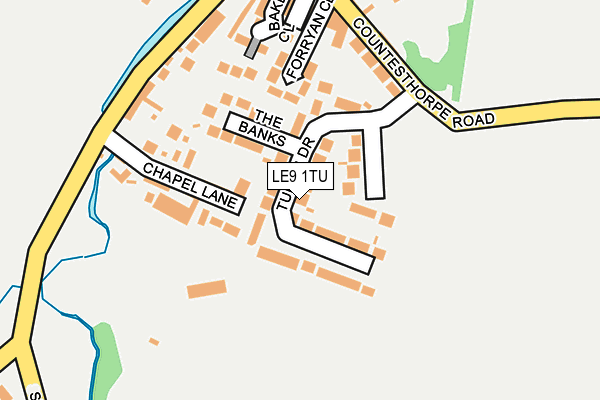Map of LANCEMAN LTD at local scale