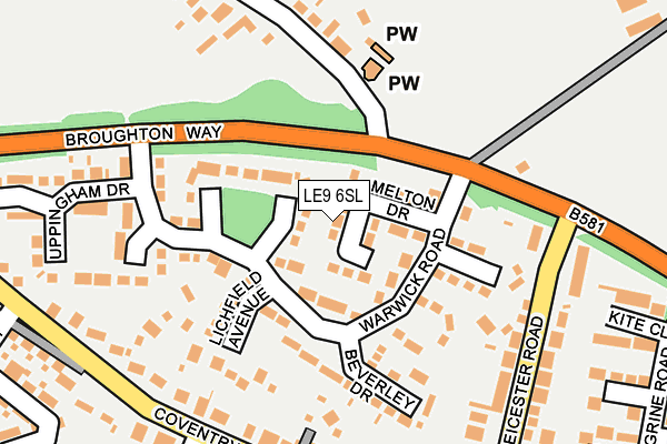 Map of KIRSTI SMITH LTD at local scale