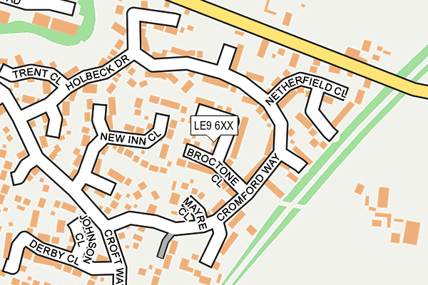 Map of INSIDE EDGE LIMITED at local scale