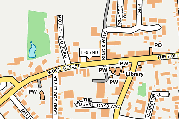 Map of TONY MORRIS (BUILDERS) LIMITED at local scale