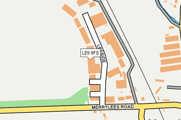 Map of M J PRODUCTS LTD at local scale