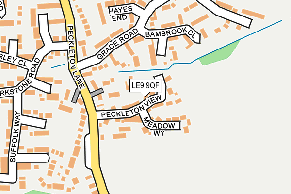 Map of BEDWORTH GLEBE ESTATE COMPANY LIMITED at local scale
