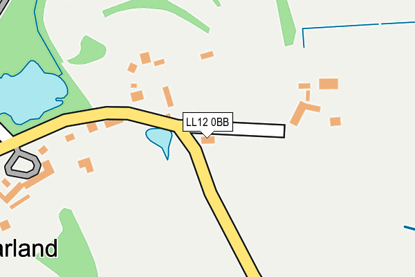 LL12 0BB map - OS OpenMap – Local (Ordnance Survey)