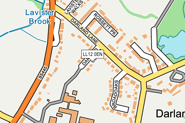 LL12 0EN map - OS OpenMap – Local (Ordnance Survey)