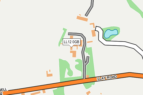 LL12 0GB map - OS OpenMap – Local (Ordnance Survey)