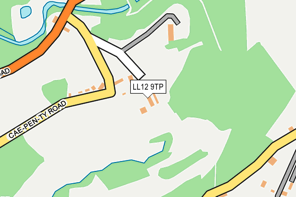LL12 9TP map - OS OpenMap – Local (Ordnance Survey)