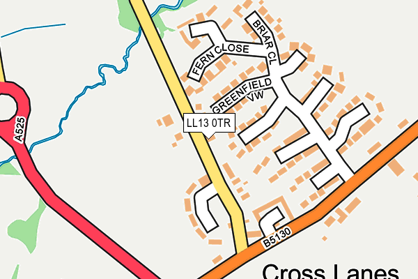 LL13 0TR map - OS OpenMap – Local (Ordnance Survey)