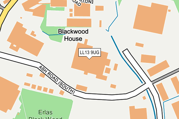 Map of ERLAS HOMES LIMITED at local scale