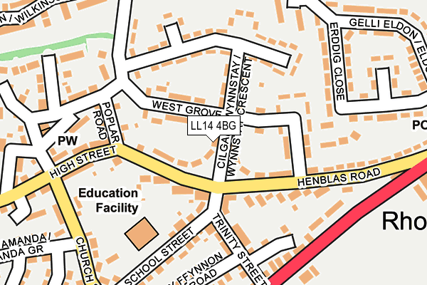 Map of DAVIES & THOMAS LTD at local scale