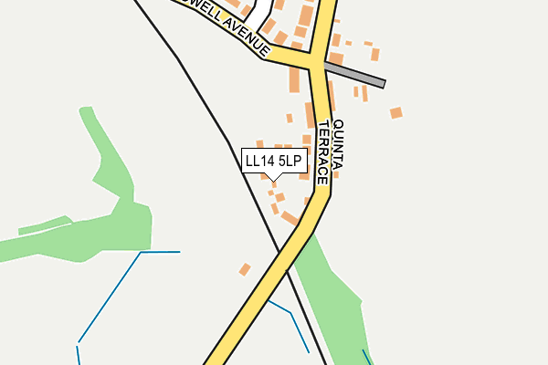 LL14 5LP map - OS OpenMap – Local (Ordnance Survey)