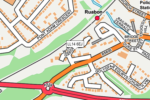 Map of RUABON RESOURCES LTD at local scale