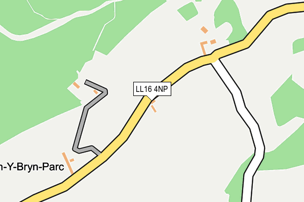 LL16 4NP map - OS OpenMap – Local (Ordnance Survey)