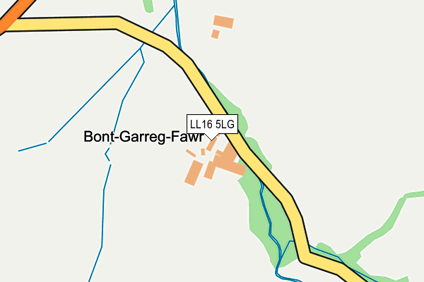 LL16 5LG map - OS OpenMap – Local (Ordnance Survey)