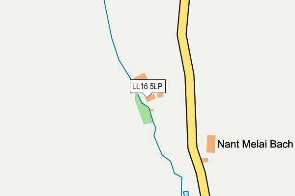 LL16 5LP map - OS OpenMap – Local (Ordnance Survey)