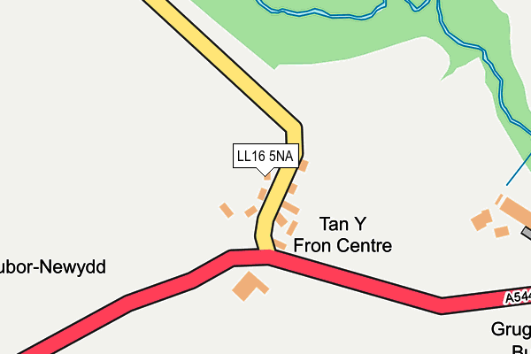 LL16 5NA map - OS OpenMap – Local (Ordnance Survey)