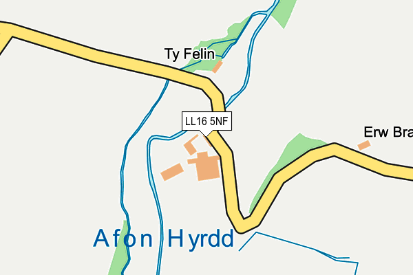 LL16 5NF map - OS OpenMap – Local (Ordnance Survey)