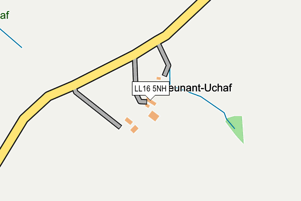 LL16 5NH map - OS OpenMap – Local (Ordnance Survey)