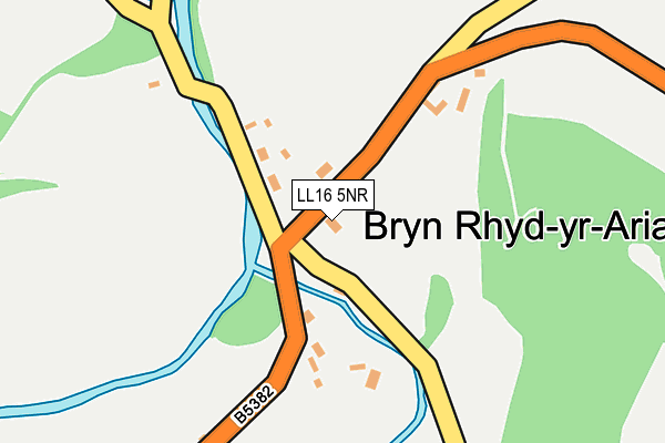 LL16 5NR map - OS OpenMap – Local (Ordnance Survey)