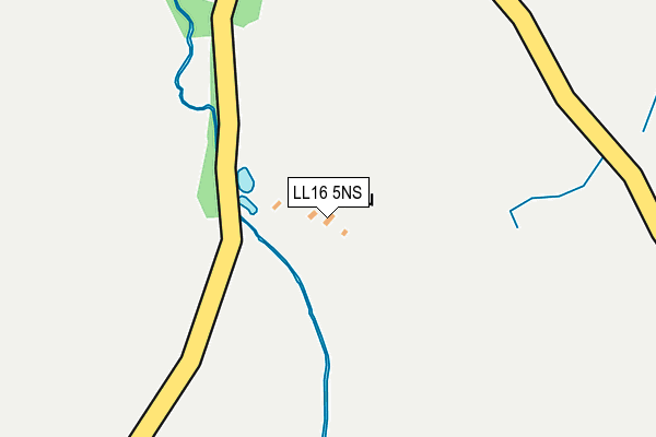 LL16 5NS map - OS OpenMap – Local (Ordnance Survey)