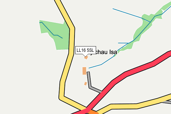 LL16 5SL map - OS OpenMap – Local (Ordnance Survey)