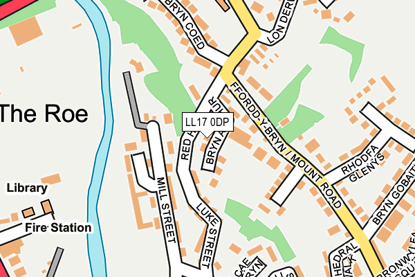 LL17 0DP map - OS OpenMap – Local (Ordnance Survey)