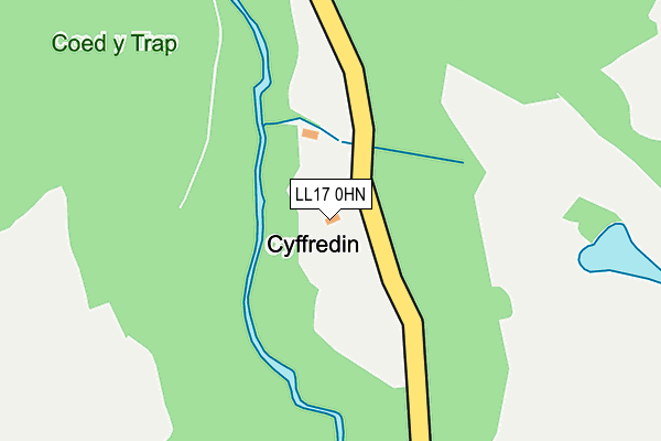 LL17 0HN map - OS OpenMap – Local (Ordnance Survey)