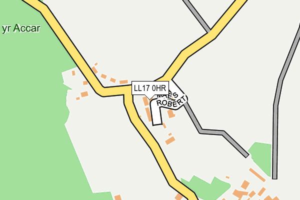 LL17 0HR map - OS OpenMap – Local (Ordnance Survey)