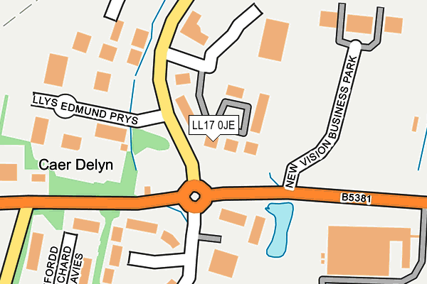 Map of LJG PROPERTIES LIMITED at local scale