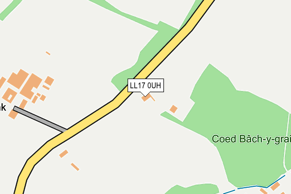 LL17 0UH map - OS OpenMap – Local (Ordnance Survey)