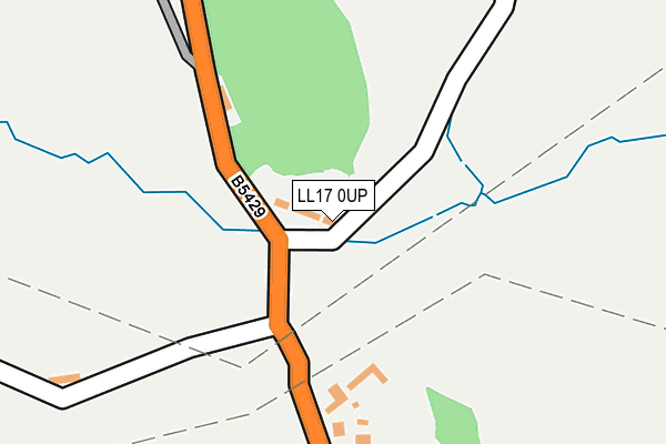 LL17 0UP map - OS OpenMap – Local (Ordnance Survey)