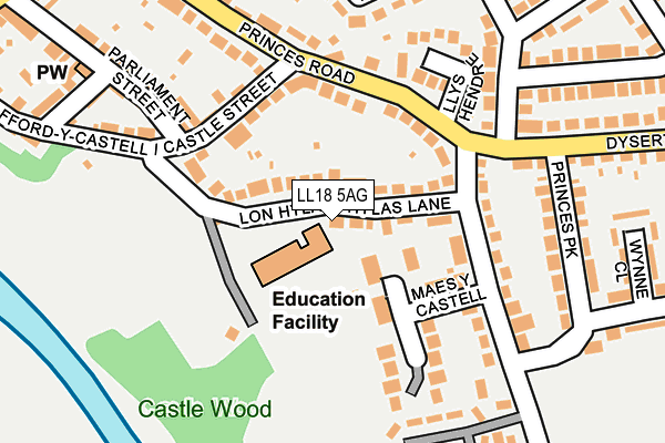 Map of ROBERTS ELECTRICAL NW LTD at local scale