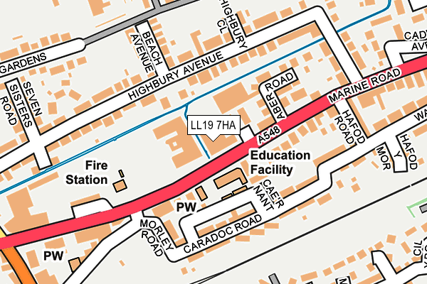 Map of R & B CAR HAND WASH LIMITED at local scale