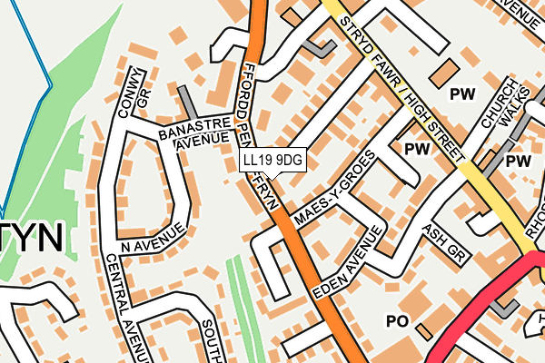 Map of JONES AND SONS AUTOCENTRE LIMITED at local scale