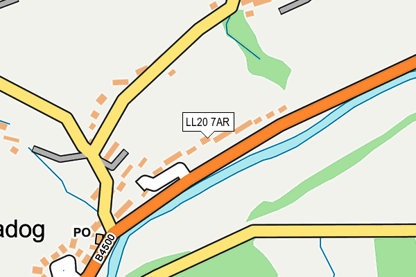 LL20 7AR map - OS OpenMap – Local (Ordnance Survey)