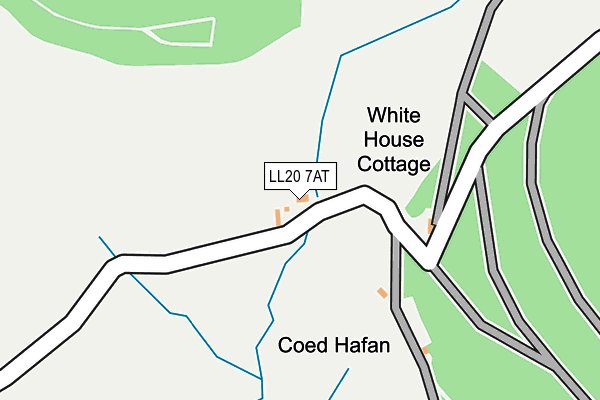 LL20 7AT map - OS OpenMap – Local (Ordnance Survey)