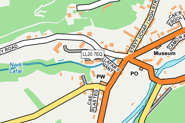 LL20 7EQ map - OS OpenMap – Local (Ordnance Survey)