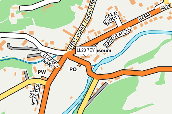 LL20 7EY map - OS OpenMap – Local (Ordnance Survey)