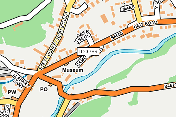 LL20 7HR map - OS OpenMap – Local (Ordnance Survey)