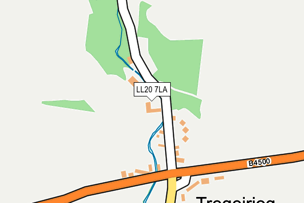 LL20 7LA map - OS OpenMap – Local (Ordnance Survey)